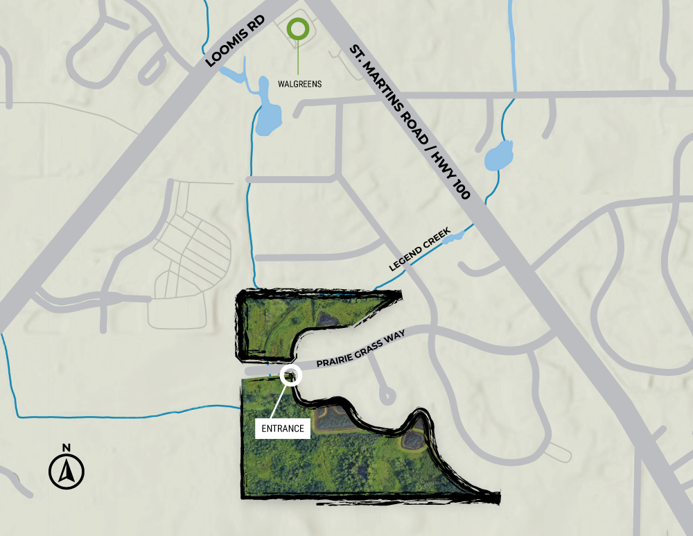 Carity Prairie Map