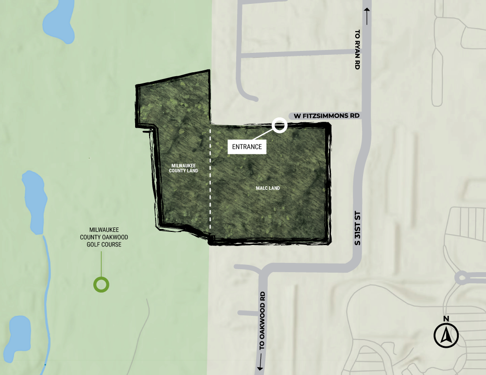 Fitzsimmons Woods Map