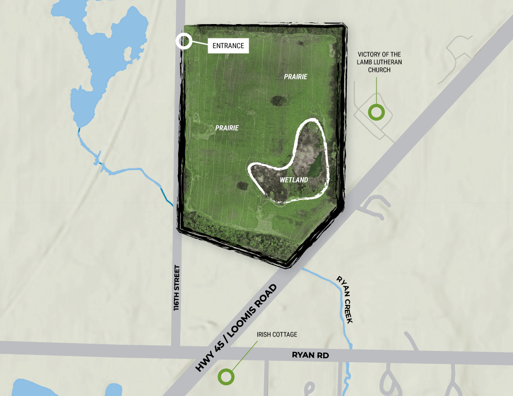 Ryan Creek Map